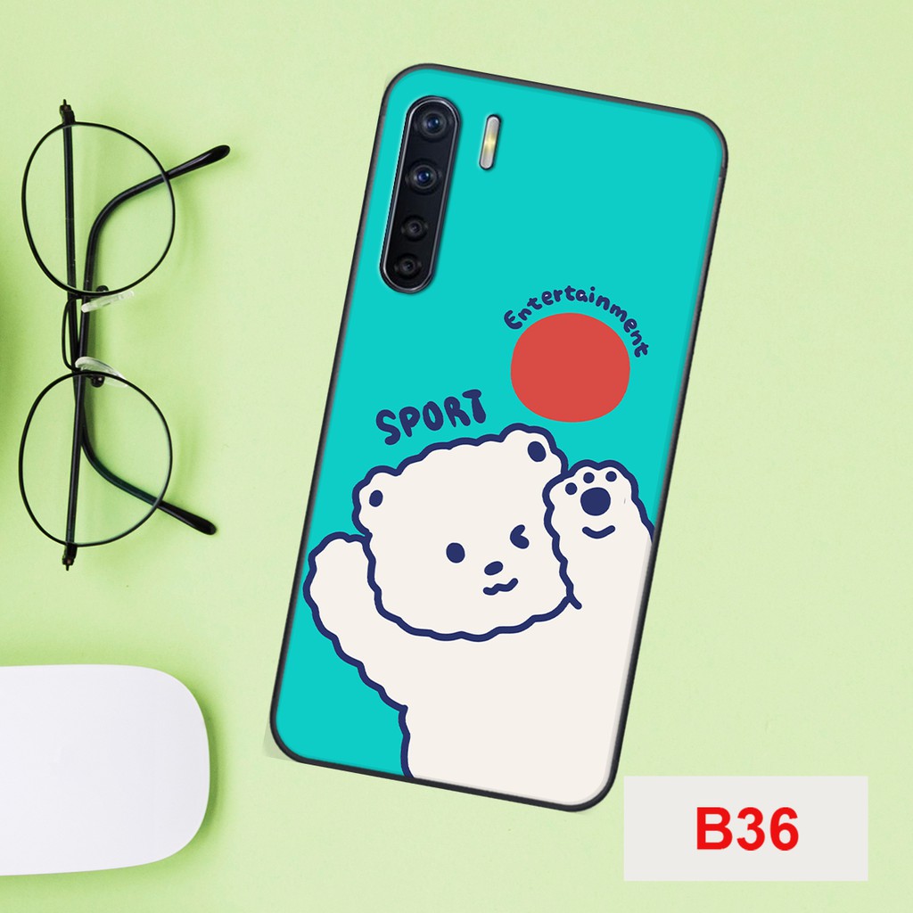 ỐP LƯNG OPPO A91/RENO 3 HÌNH GẤU BEER CỰC HOT