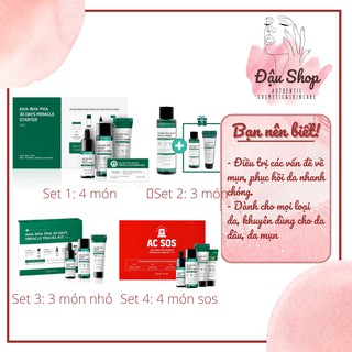 Bộ Dưỡng Giảm Mụn Some By Mi AHA- BHA-PHA 30 Days Miracle SIZE MINI Set