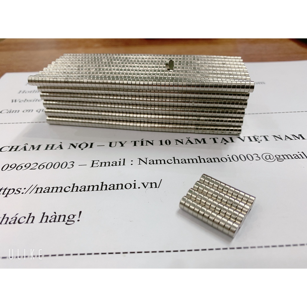 Nam châm viên 5x2mm-N42