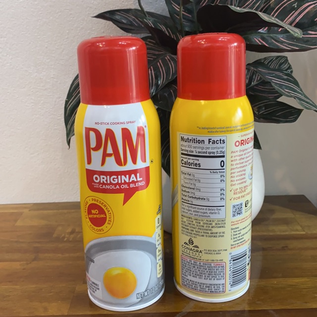 Dầu Ăn Kiêng hạt cải Pam original 12 oz - Dạng Xịt 0 calories