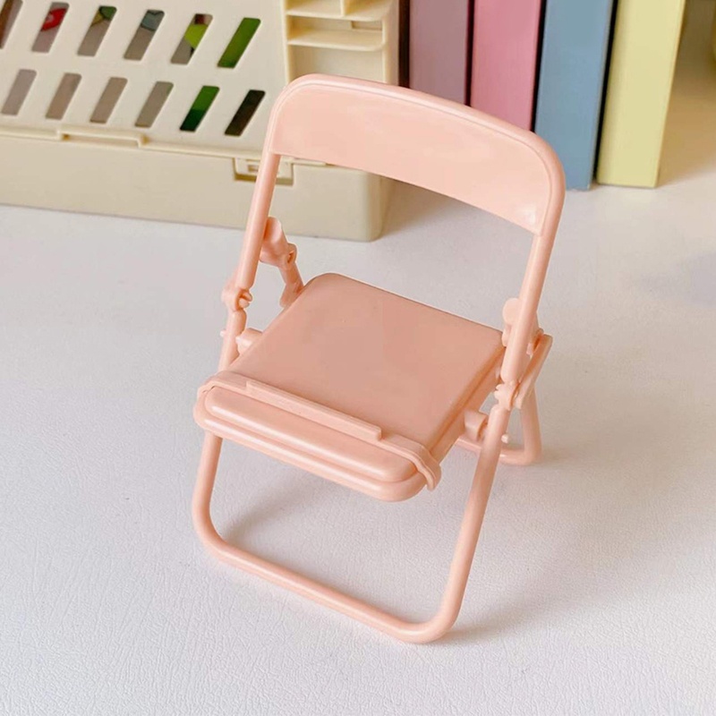 Giá đỡ điện thoại hình cái ghế mini có thể điều chỉnh thích hợp cho iPhone