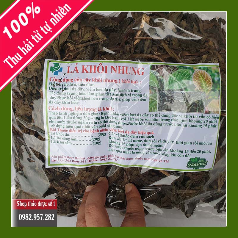 Lá Khôi cây khôi nhung-1KG CTY TD Số 1