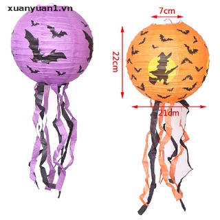 Lồng Đèn Giấy Họa Tiết Halloween Độc Đáo