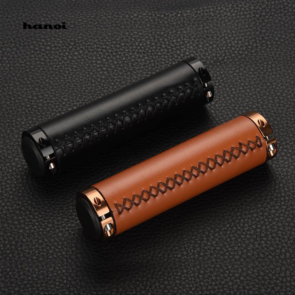 Cặp tay nắm bằng da chống trượt cho xe đạp leo núi