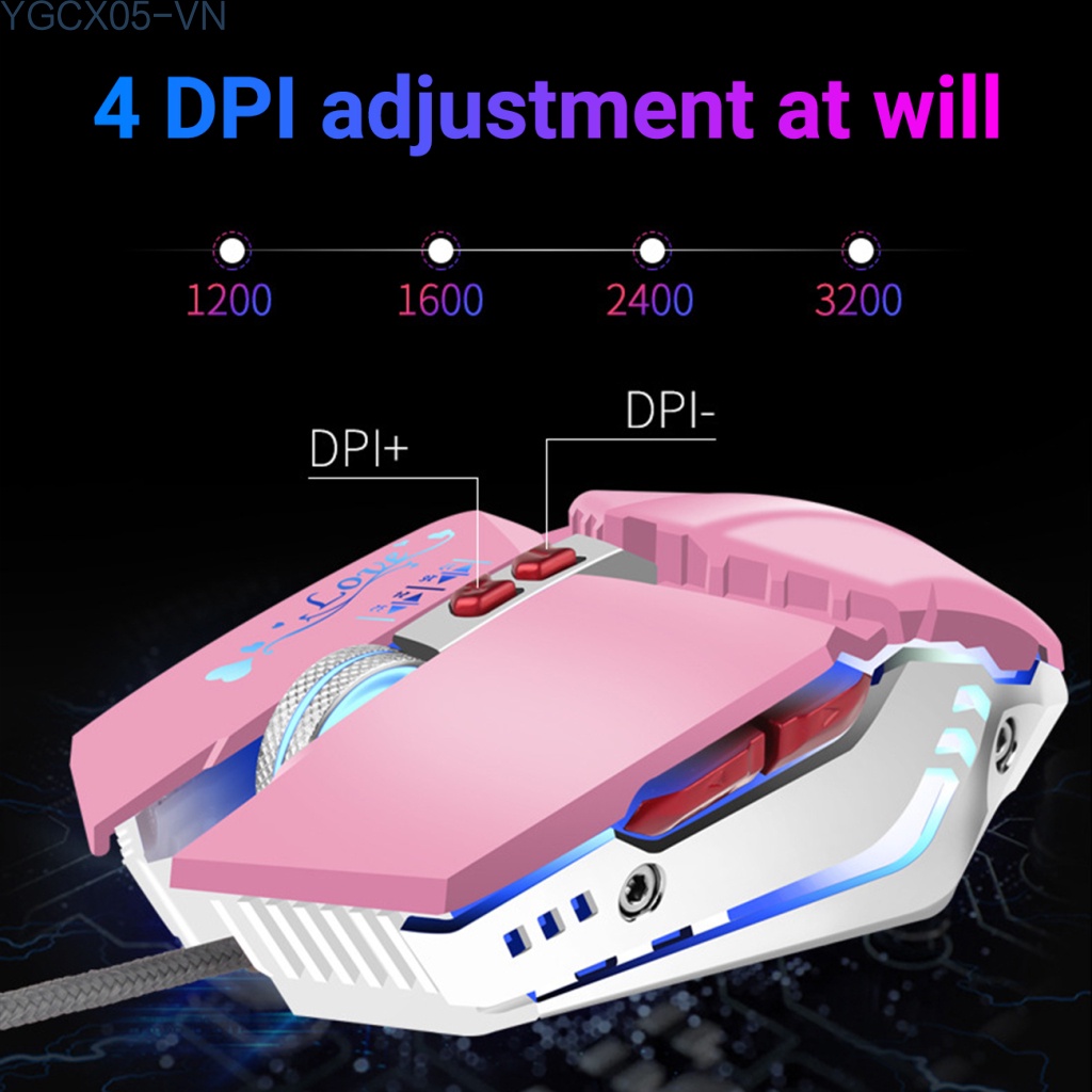 Chuột Chơi Game Có Dây Rgb Kèm 7 Nút Bấm Lập Trình Cho Windows Vista Linux Laptop | BigBuy360 - bigbuy360.vn