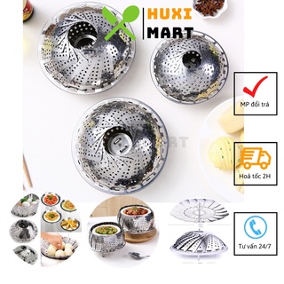 Vỉ hấp,đồ xôi inox size 23cm , 3 chân loại dày, vỉ hấp thông minh