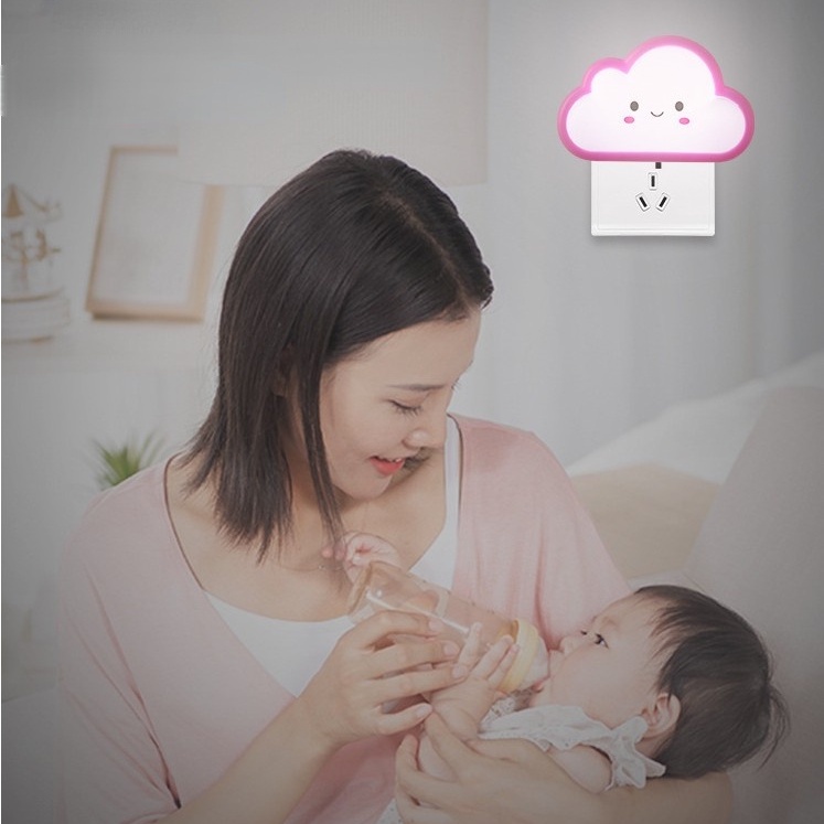 Đèn LED hình đám mây ấm áp dễ thương cho bé