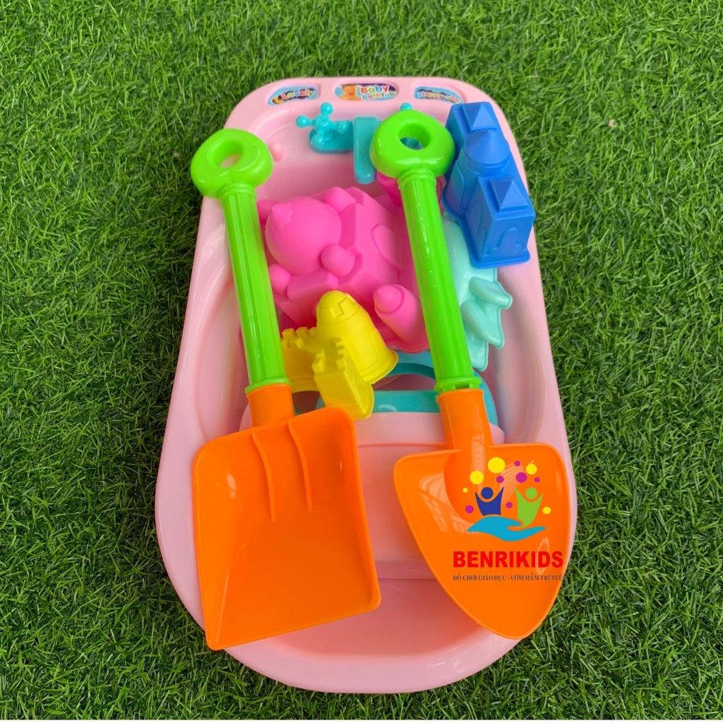 Combo Đồ Chơi Đi Biển Cho Bé, Bộ Xúc Cát Kèm Các Loại Sinh Vật Biển Ngộ Nghĩnh Cho Bé Khám Phá Thế Giới Đại Dương