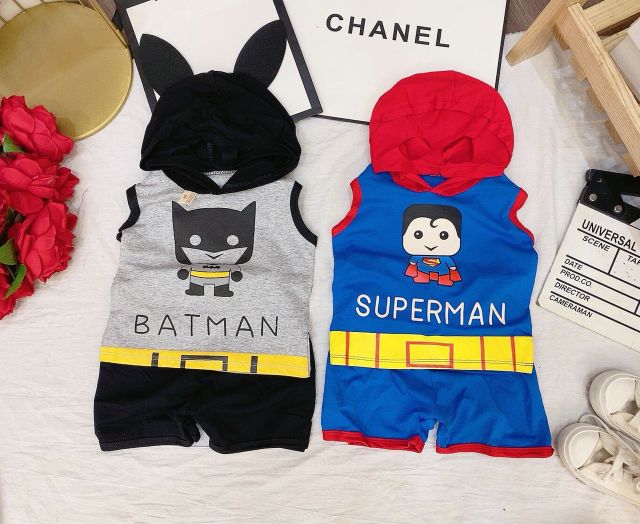 8_20 kg ( có số đo áo) Bộ siêu nhân siêu kute cho bé _HÀNG ĐẸP_ BÁN SHOP_ KHĂN RẰN SHOP