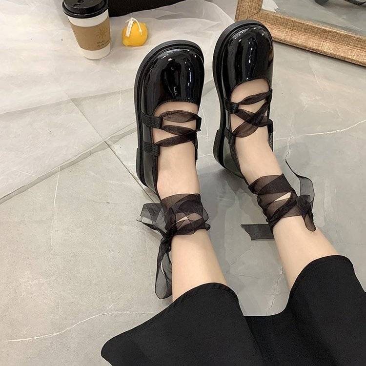 Giày Đồng Phục Học Sinh Phong Cách Lolita Nhật Bản Độc Đáo 2021