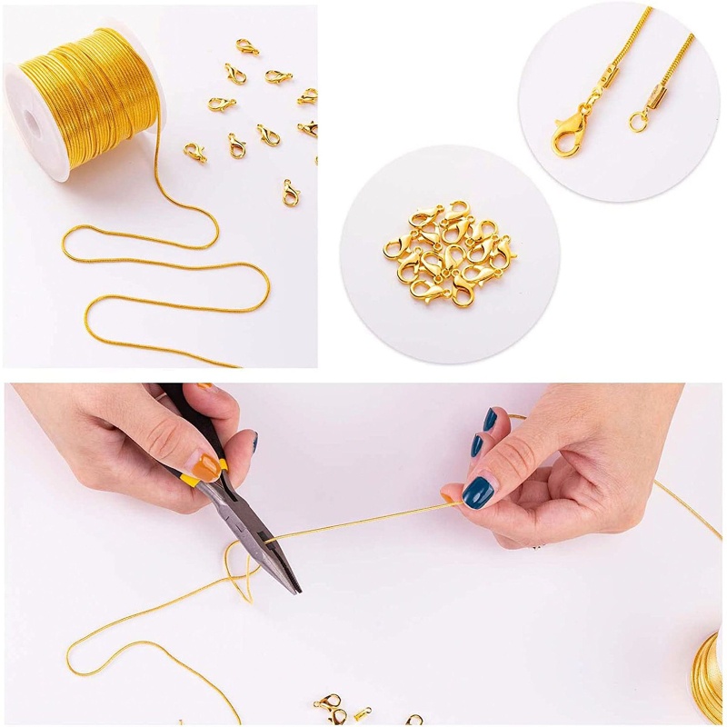 Sa Vòng cổ Làm Trang Sức 33Ft 1.2mm