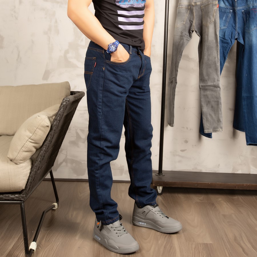 Quần jean nam ống suông jean đẹp siêu bền TS61 Tronshop