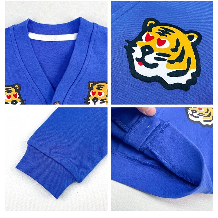 Áo Khoác Cotton Mỏng Phong Cách Hàn Quốc Cho Bé Trai 0-18 Tháng Tuổi