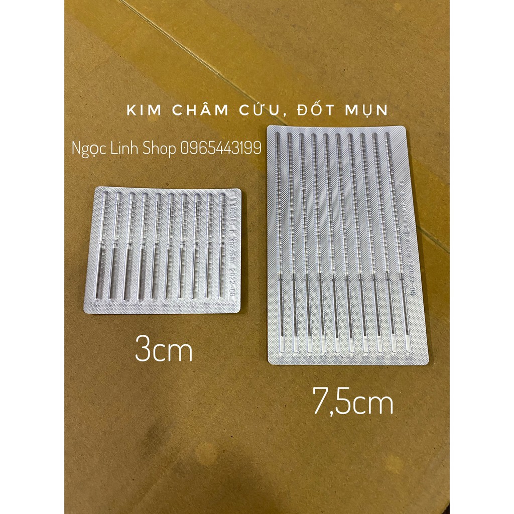 Kim Châm Cứu, Đốt Mụn