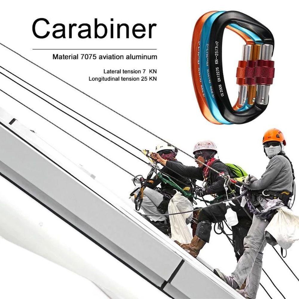 Móc Khóa Carabiner Dùng Leo Núi Chuyên Nghiệp