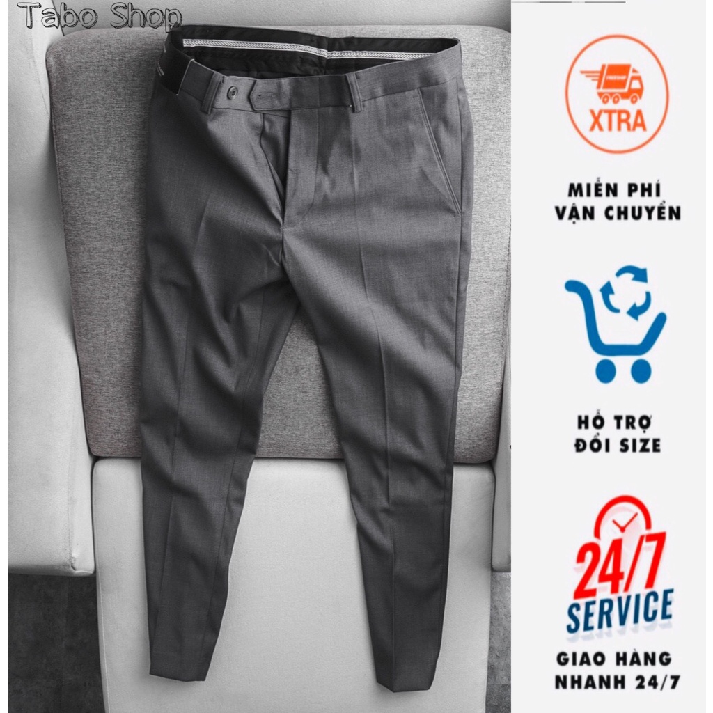 Quần âu nam cao cấp VNXK, quần slimfit -