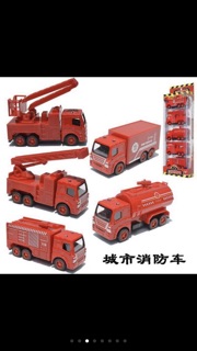 Đồ Chơi 5 Xe Công Trình Sắt  Chạy Trớn