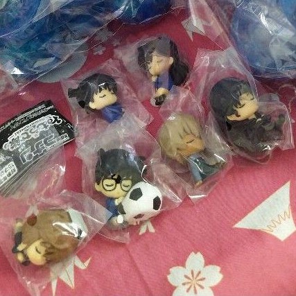 Mô hình Conan Shinichi Ran Haibara Amuro Akai gacha ver ngủ