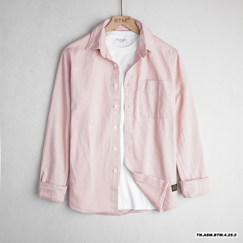 Aó sơ mi nam kaki BTN chính hãng (Chất vải kaki co dãn,form đứng,Hàng Vnxk) | BigBuy360 - bigbuy360.vn