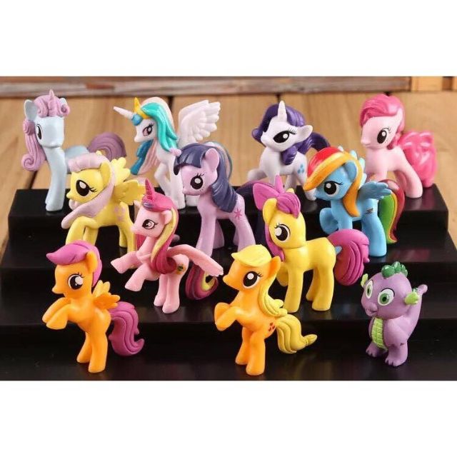 Bộ 12 Con Ngựa Pony 7cm