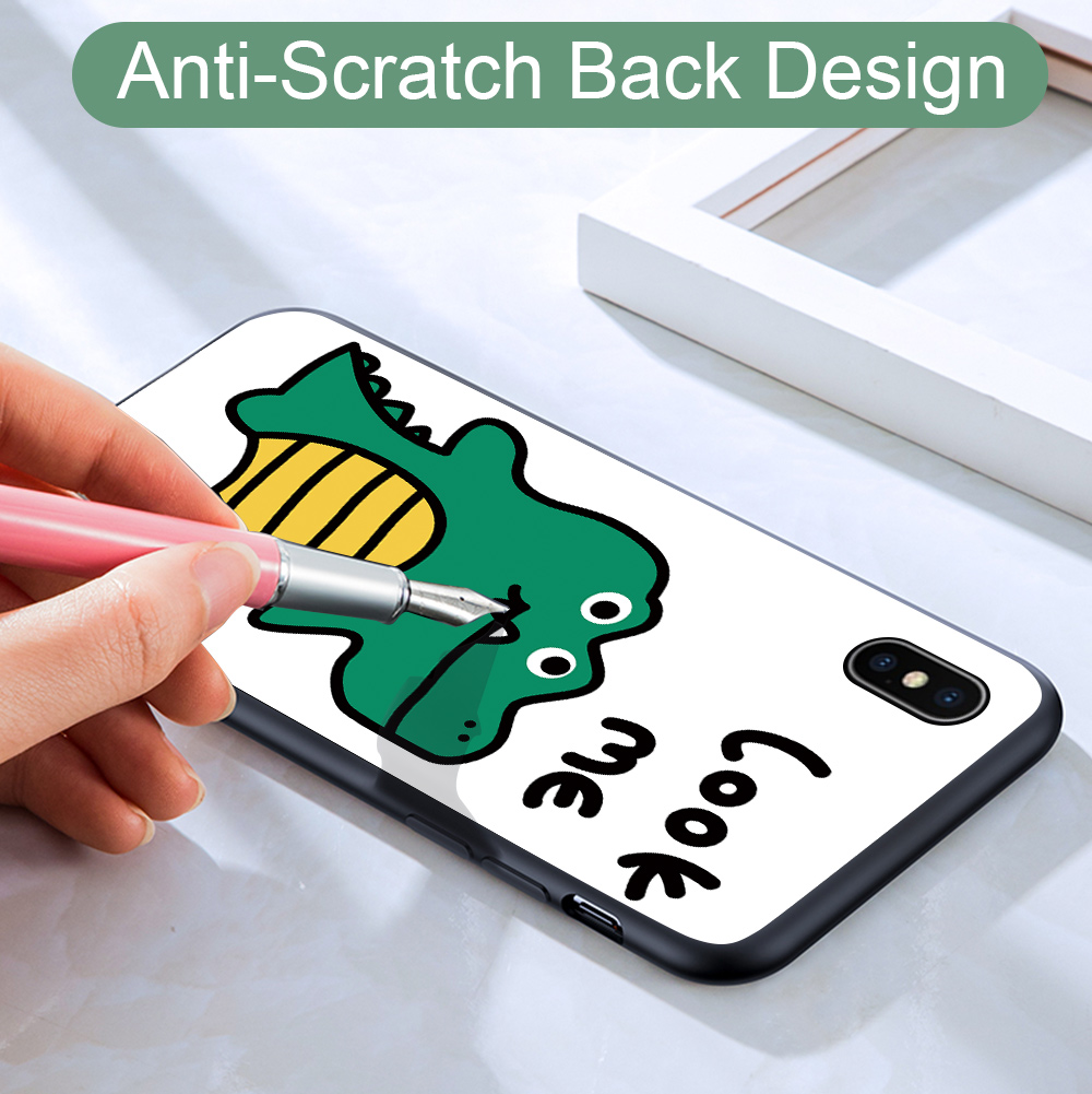 OPPO A15 A15S A12 A12E A3S A3 A5S A7 A37 A39 A57 A33 NEO 7 9 F1S A59 cho Cartoon Crocodile Dinosaur Shark Phone Case Shockproof Soft Casing Silicone Matte Cases Protective Cover Ốp lưng điện thoại