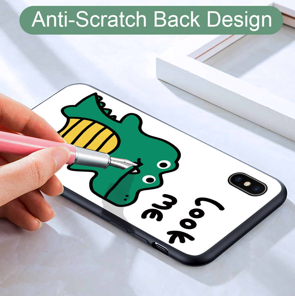 OPPO A92 A9 A5 2020 A91 A31 A52 A71 A71K A73 A83 A79 cho Cartoon Crocodile Dinosaur Shark Phone Case Shockproof Soft Casing Silicone Matte Cases Protective Cover Ốp lưng điện thoại