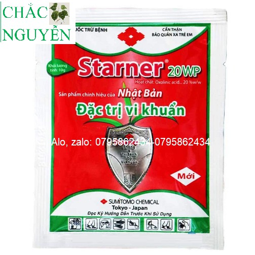 Sản phẩm trừ nấm bệnh cây trồng Starner 20WP 10gram