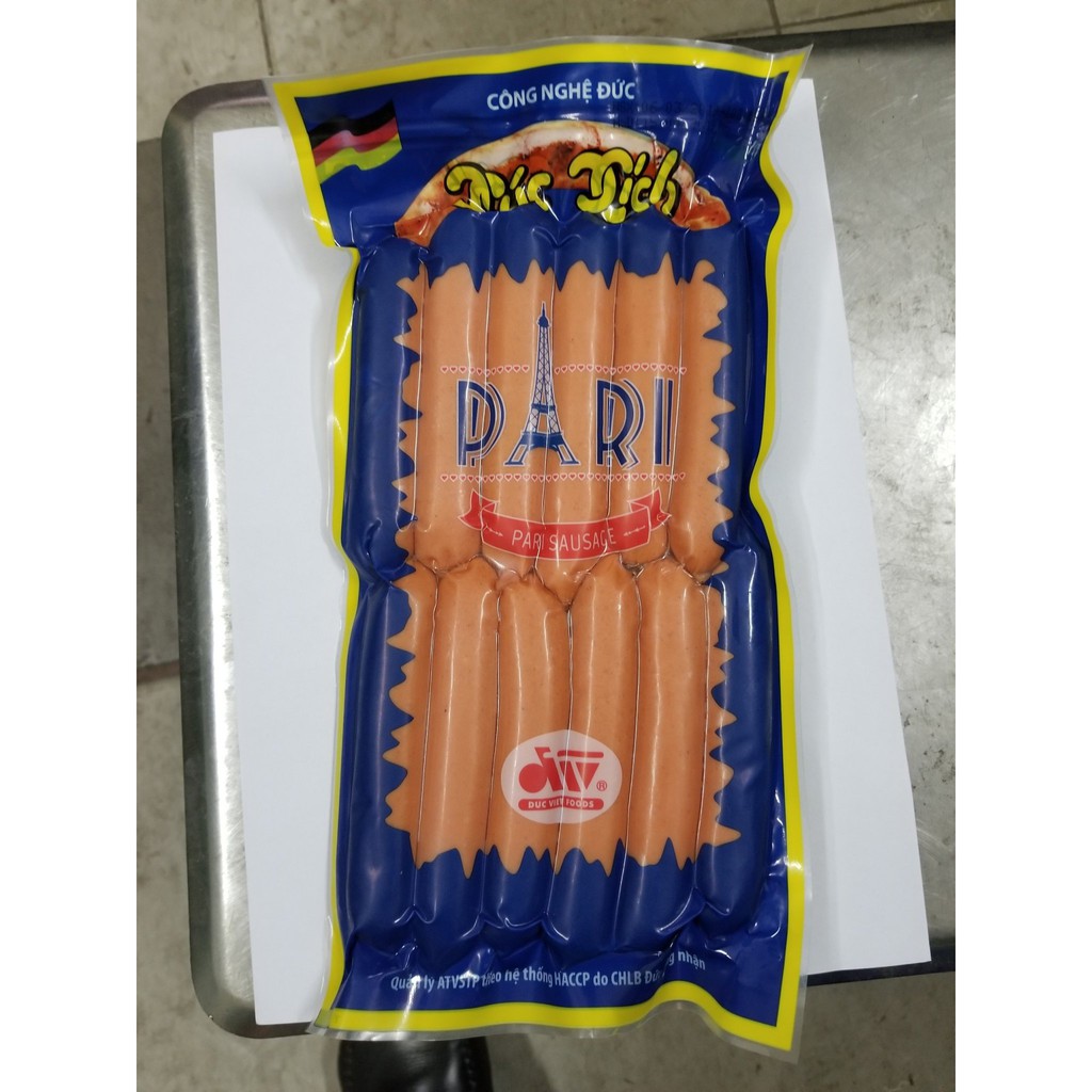Xúc Xích Đức Việt Dòng Pari 10 Chiếc / Túi | 500g Date Mới | BigBuy360 - bigbuy360.vn