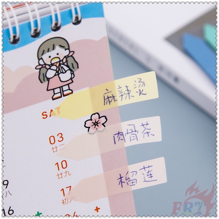 100 Tờ ✿ Ghi Chú Dính Chỉ Số 5 Màu ✿ Tập Giấy Ghi Chú Tự Dính Tiện Dụng Cho Trường Học / Văn Phòng