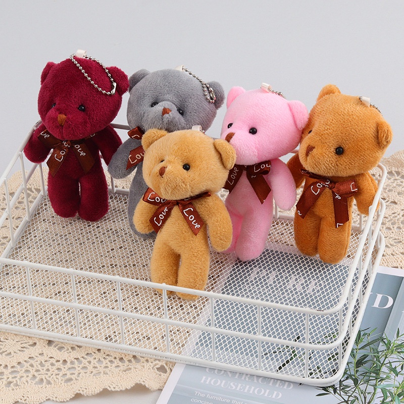 Gấu Teddy Nhồi Bông Mini Dễ Thương Dùng Bó Hoa