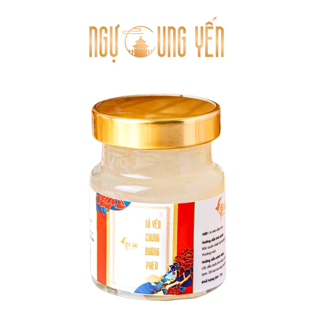 [Ngự Cung Yến] Yến Sào Ngự Cung Yến hoàng gia nguyên chất đường phèn - 70ml