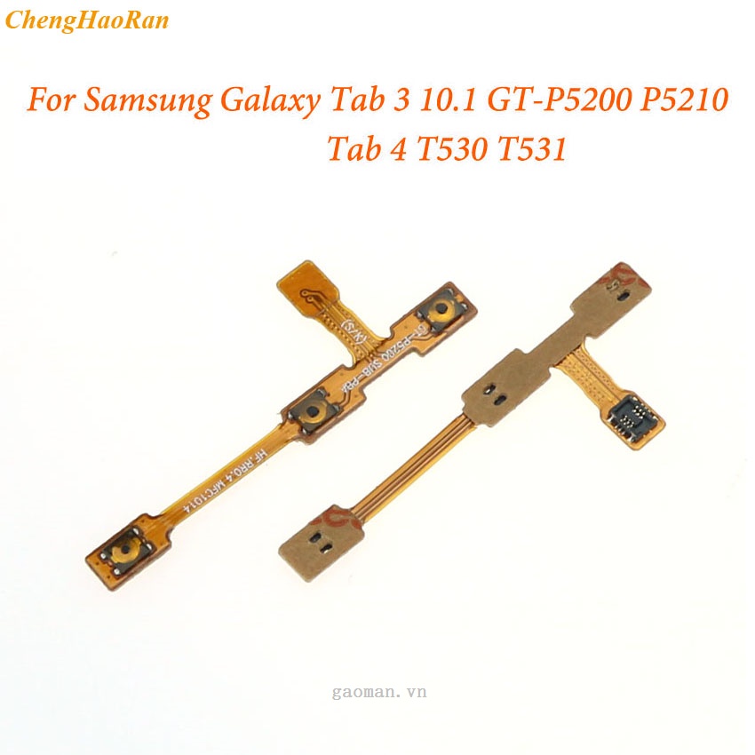 1 Cáp Nút Âm Lượng Cho Samsung Galaxy Tab 3 10.1 GT-P5200 P5210 P5220 Tab 4 T530 T531