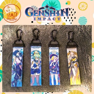 Móc khóa dây Strap NameTag Genshin Impact 35 mẫu