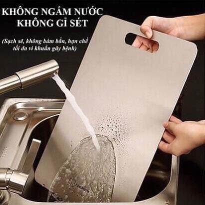 THỚT INOX KHÁNG KHUẨN 2in1 TIỆN DỤNG