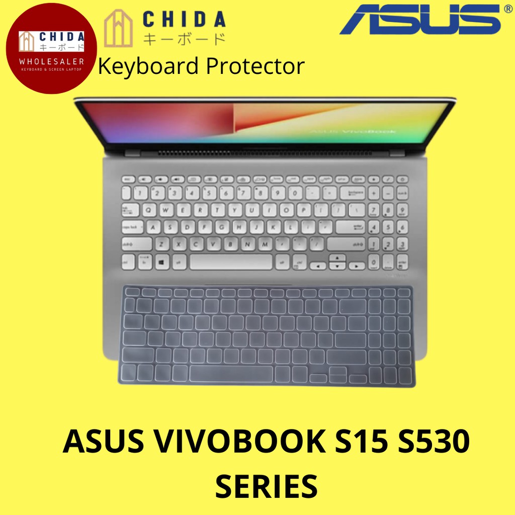 Miếng Dán Bảo Vệ Bàn Phím Cho Asus Vivobook S15 S530 S530un S530f S530au / Ốp