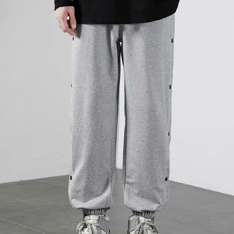 Quần dài thể thao ống rộng thoải mái thời trang Nhật Bản cho nam