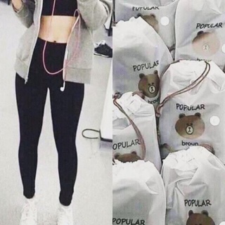 Quần legging gấu co dãn 4 chiều