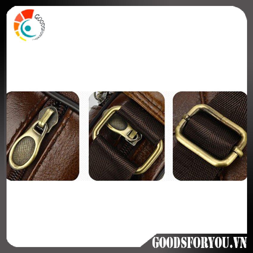 Túi Đeo Chéo Da Bò Cho Nam