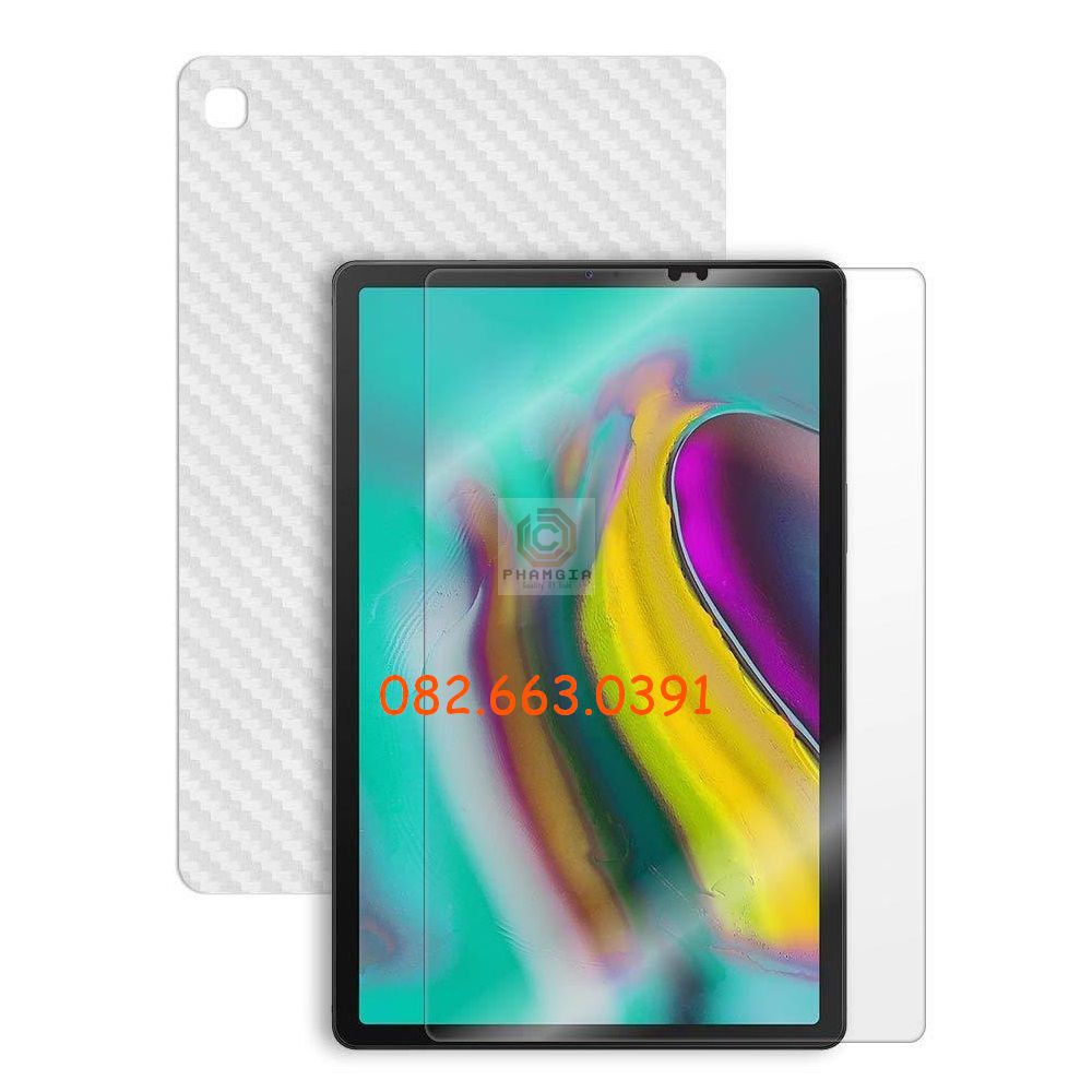 Miếng dán mặt lưng skin carbon dành cho Samsung Galaxy Tab S5e ( T725/ T720)