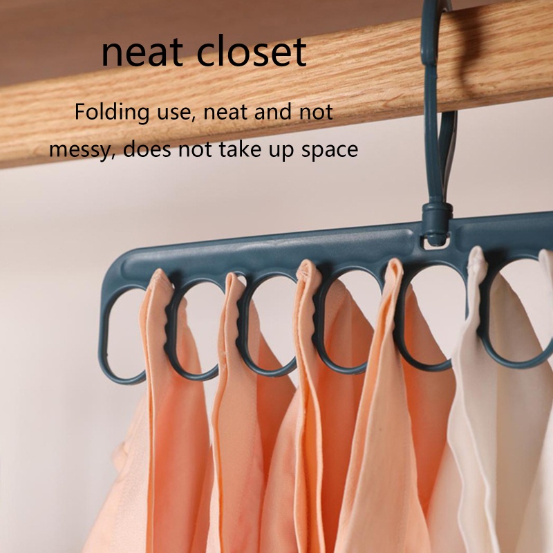 Giá Phơi Đồ Lót / Vớ 8 Kẹp Tiện Dụng Chất Lượng Cao