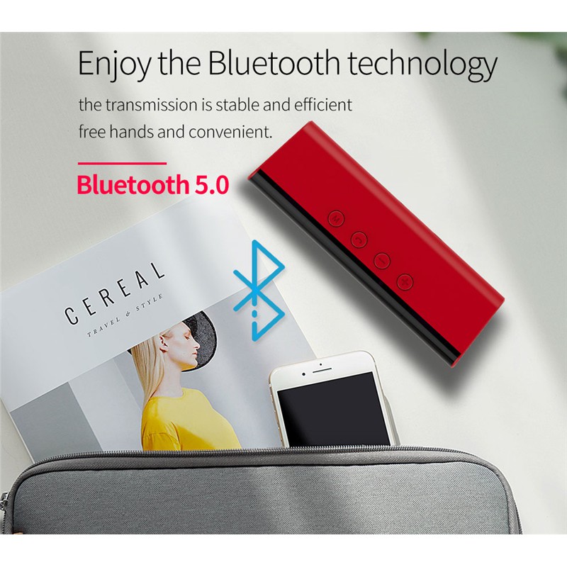 Loa bluetooth Zealot S31 âm thanh siêu trầm 3D hấp dẫn