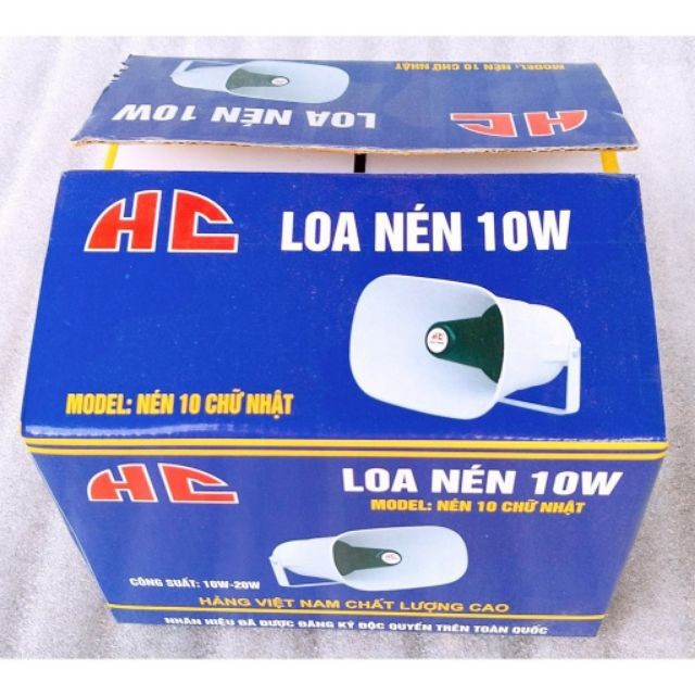 Loa Nén 10w HC hàng chuẩn, chuyên phục vụ bán hàng rong, quảng cáo sản phẩm- Loa thông báo
