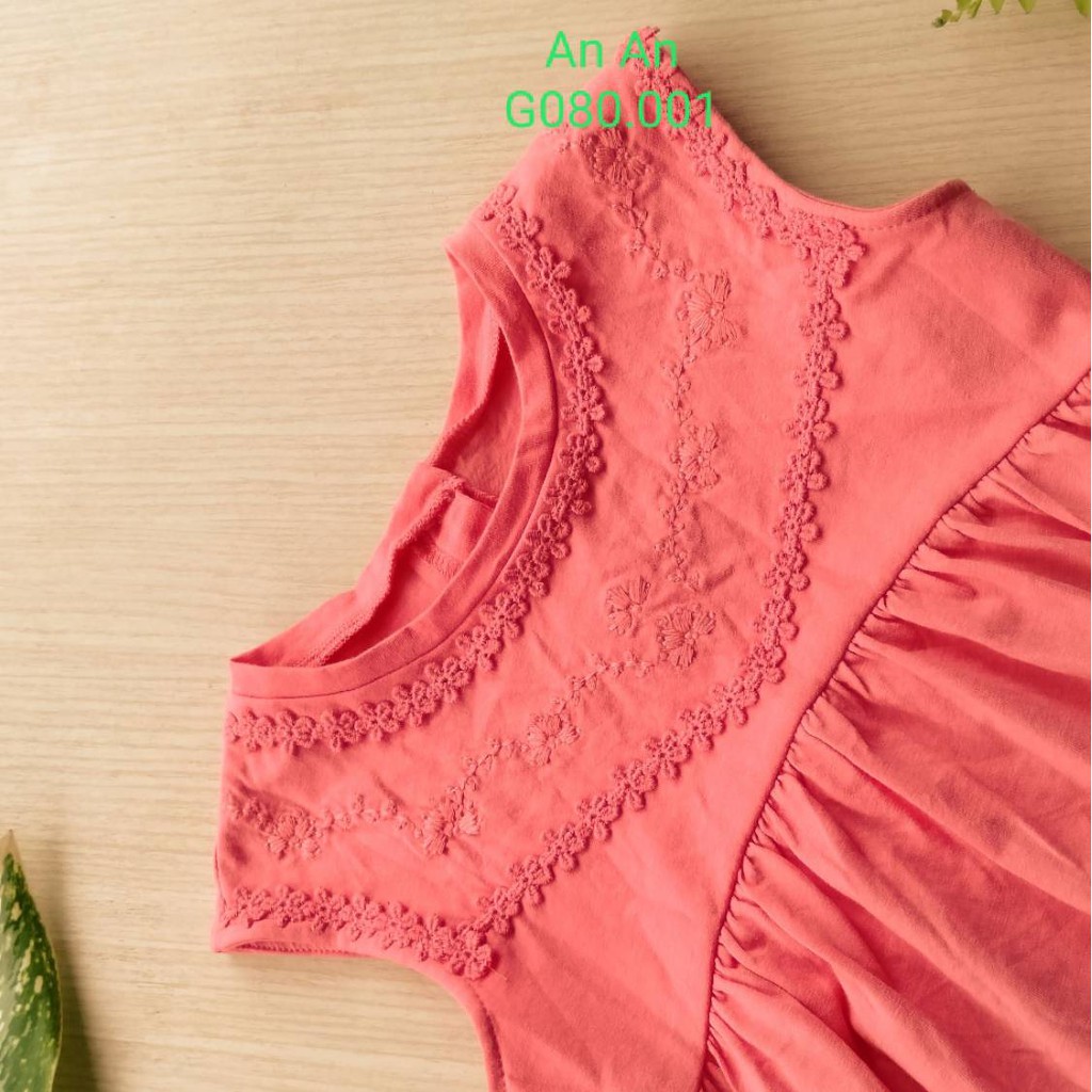 Váy đầm sát nách bé gái Carter's Cambodia xuất khẩu vải 100% cotton Size 4T-8T (15-31kg) An An
