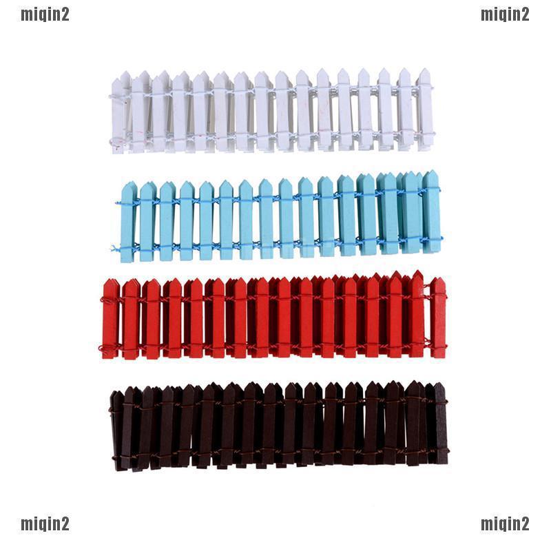 Hàng rào gỗ mini 100*5cm đồ chơi búp bê