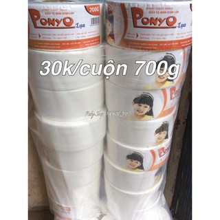 Giấy cuộn lớn có lõi Ponyo 700g
