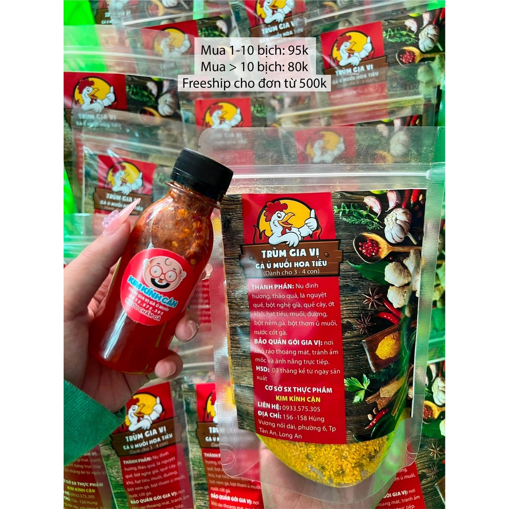 Gia vị làm Gà Ủ Muối siêu ngon tại nhà