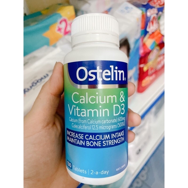 Calcium & Vitamin D3, CANXI BẦU, Canxi Ótelin lọ 130 v(dành cho bà bầu và sau sinh bé)