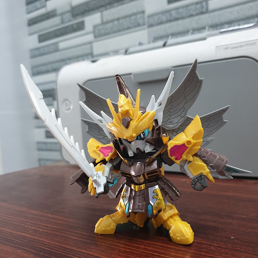 Gundam A019 Tào Tháo - Đồ chơi lắp ráp sd Gundam Tam Quốc New4all tặng kèm 01 xe ô tô mini bánh đà