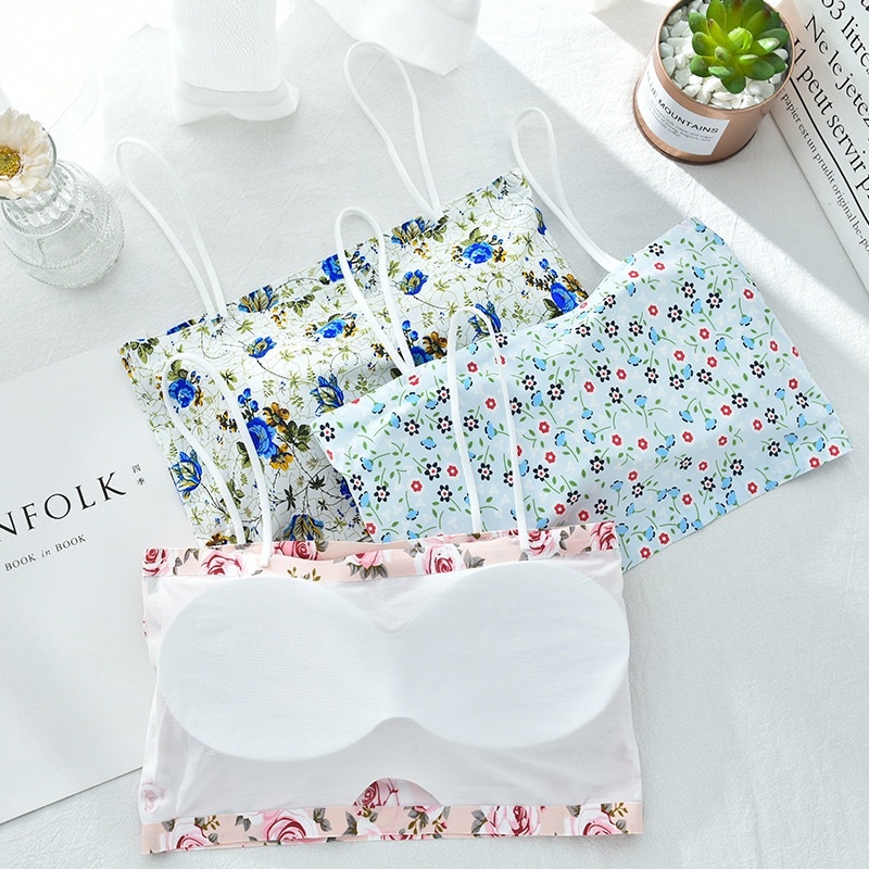 Áo bra su ống. Áo Lót Su Nữ 2 dây siêu xinh mặc được nhiều kiểu