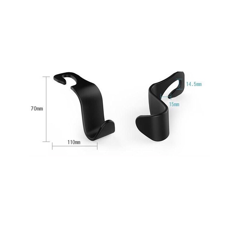 Móc Treo Đồ Chữ S Gài Sau Ghế Ô tô Xe Hơi Tiện Dụng
